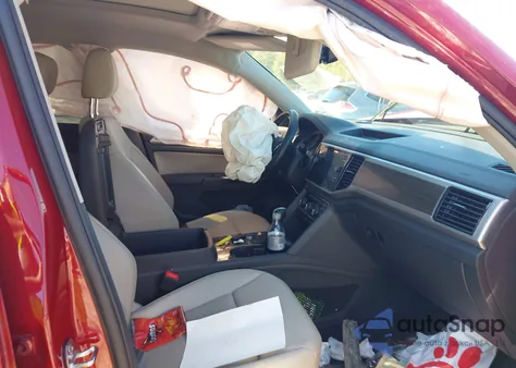 2018 Volkswagen Atlas 3.6L V6 Sel z USA, uszkodzony, nr VIN 1V2ER2CAXJC552292